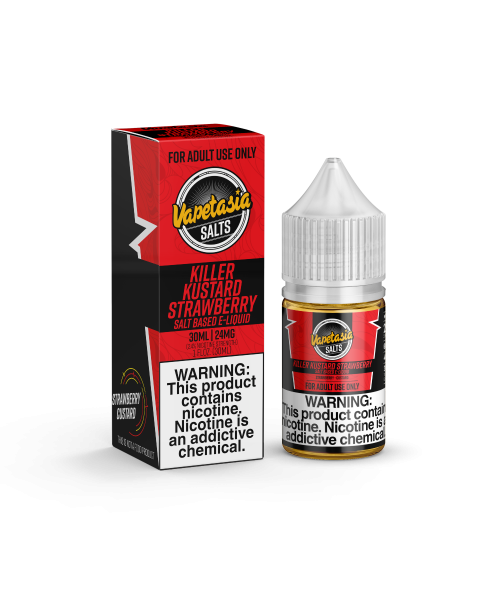 Vapetasia Salts – Killer Kustard Strawberry ...