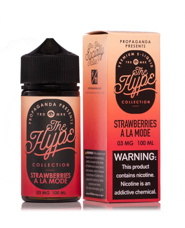 Propaganda The Hype TFN – Strawberries A La Mode 100mL