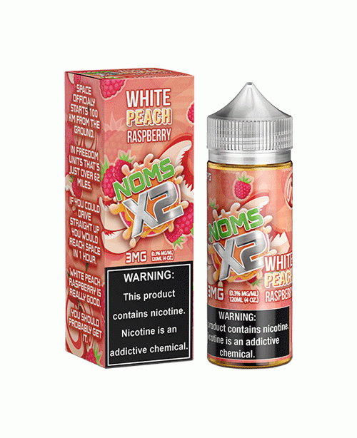 Noms X2 – White Peach Raspberry 120mL