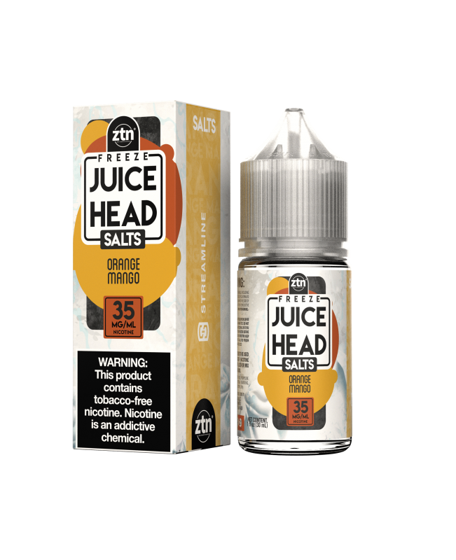 Juice Head FREEZE ZTN Salts – Orange Mango 30mL