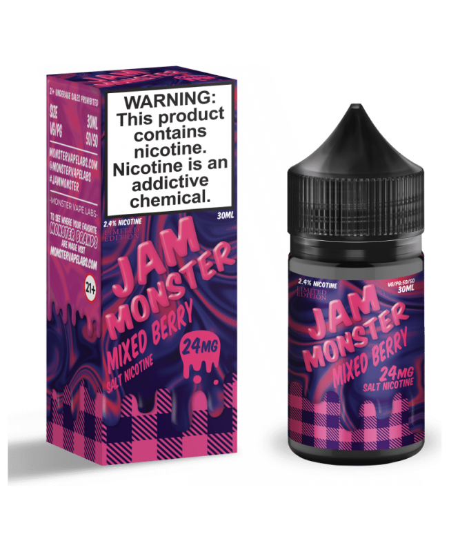 Jam Monster Salt TFN – Mixed Berry 30mL