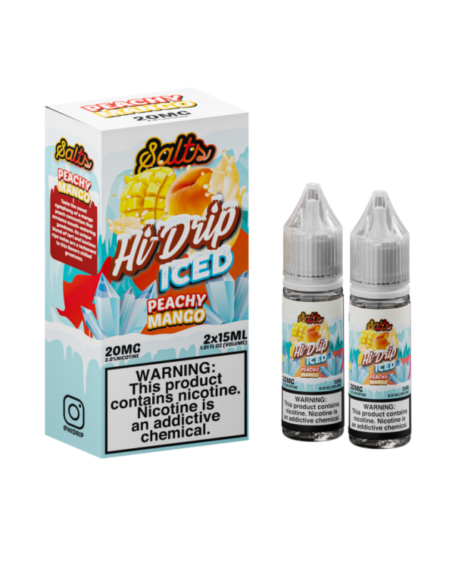 Hi-Drip Salts – Peachy Mango ICED 30mL