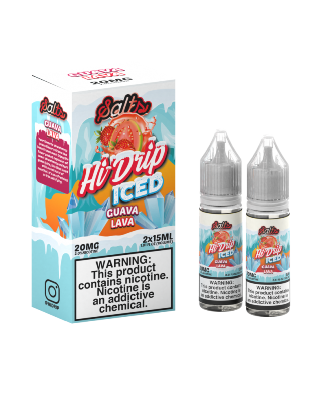 Hi-Drip Salts – Guava Lava ICED 30mL