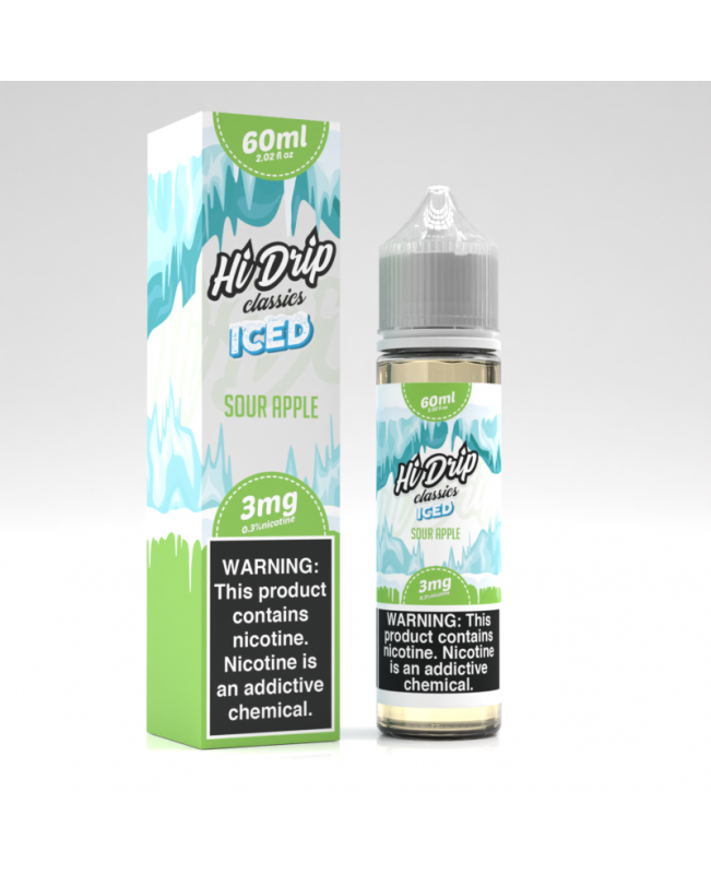 Hi-Drip Classics – Sour Apple ICED 60mL