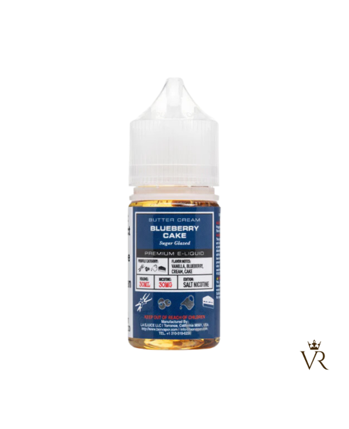 Glas Basix TFN Salts – Blueberry Cake 30mL