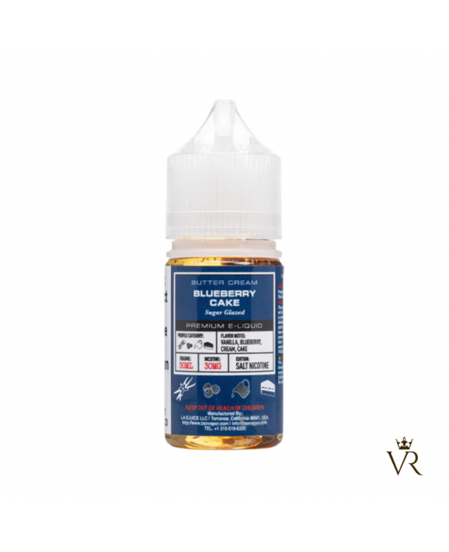 Glas Basix TFN Salts – Blueberry Cake 30mL