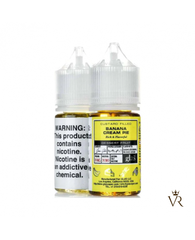 Glas Basix TFN Salts – Banana Cream Pie 30mL