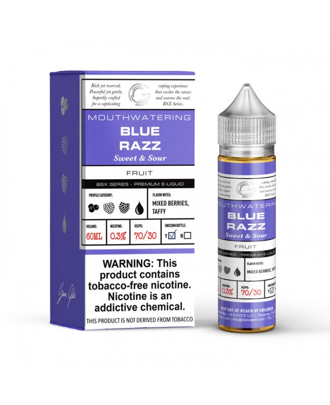 Glas Basix TFN – Blue Razz 60mL