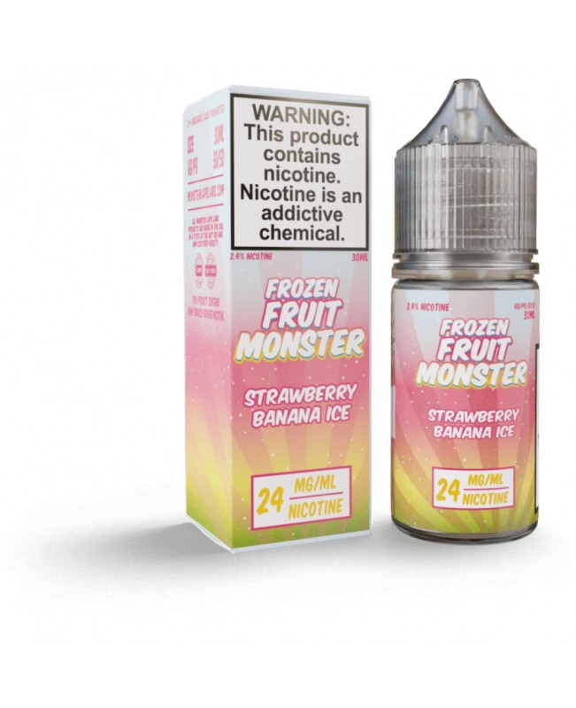 Frozen Fruit Monster Salt TFN – Strawberry Banana ICE 30mL