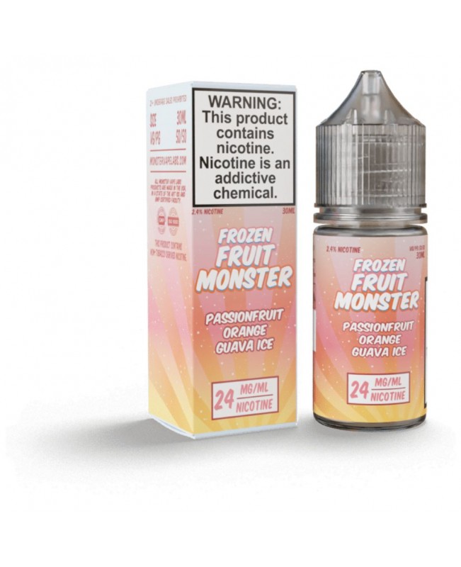 Frozen Fruit Monster Salt TFN – Passionfruit Orange Guava ICE 30mL