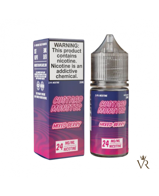 Custard Monster Salt TFN – Mixed Berry 30mL