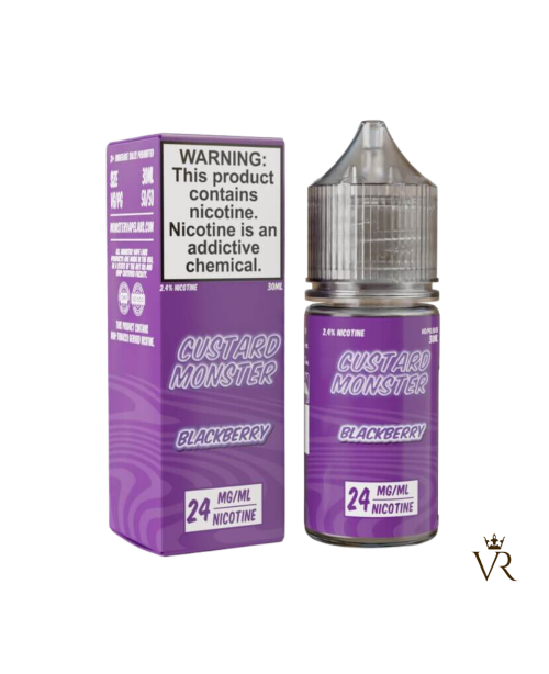 Custard Monster Salt TFN – Blackberry 30mL