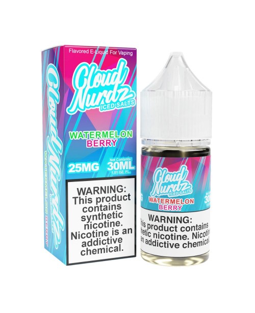 Cloud Nurdz TFN Salts ICED – Watermelon Berr...