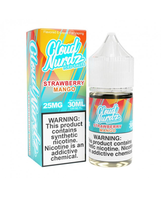 Cloud Nurdz TFN Salts ICED – Strawberry Mango 30mL