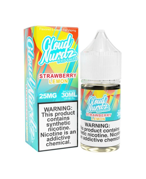 Cloud Nurdz TFN Salts ICED – Strawberry Lemo...