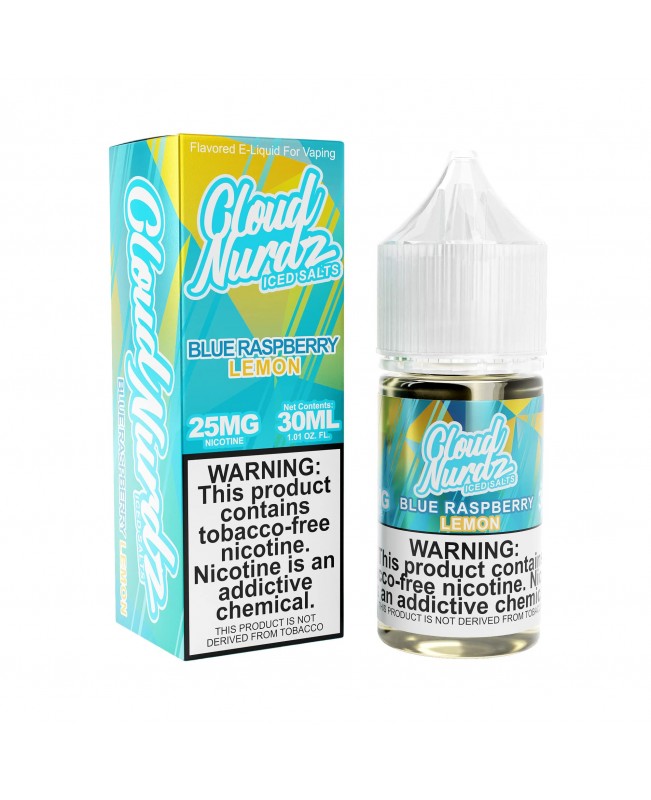 Cloud Nurdz TFN Salts ICED – Blue Raspberry Lemon 30mL