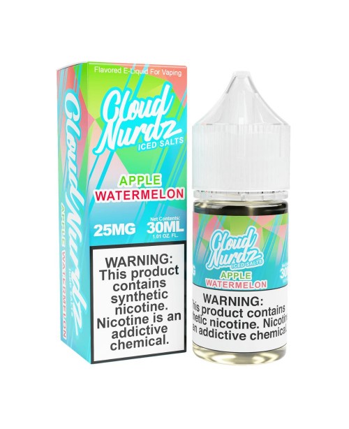 Cloud Nurdz TFN Salts ICED – Apple Watermelo...