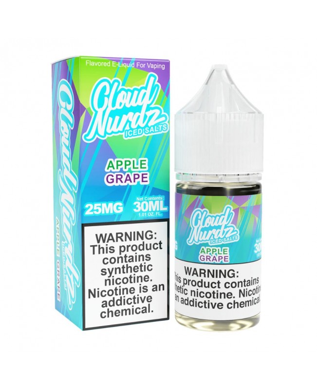 Cloud Nurdz TFN Salts ICED – Apple Grape 30mL