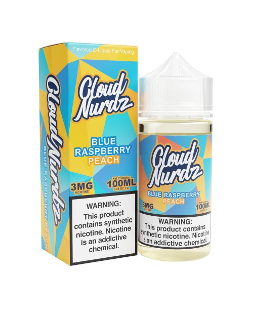 Cloud Nurdz TFN – Blue Raspberry Peach 100mL