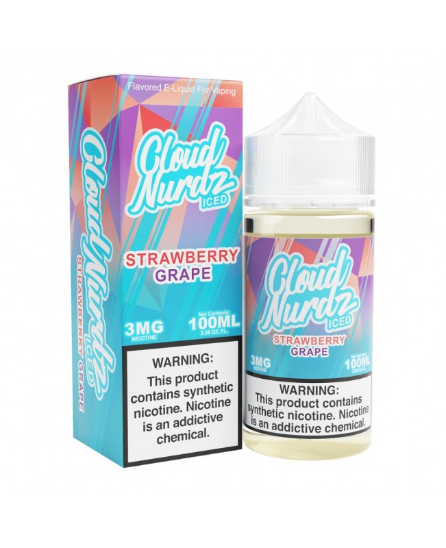 Cloud Nurdz TFN ICED – Strawberry Grape 100mL