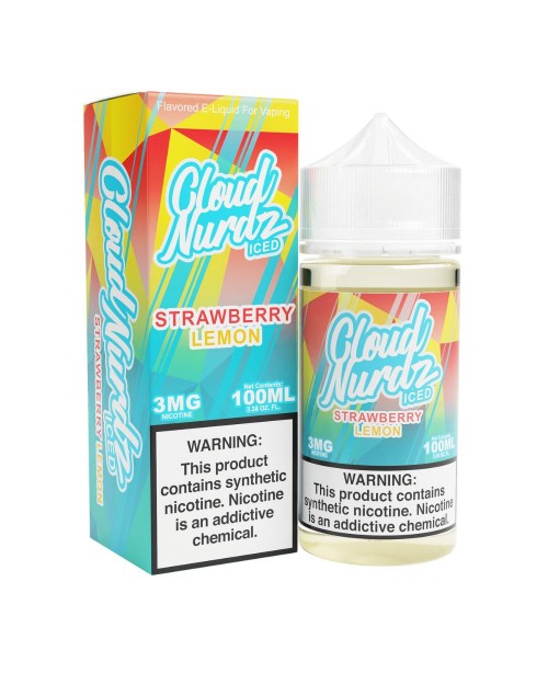 Cloud Nurdz TFN ICED – Strawberry Lemon 100m...