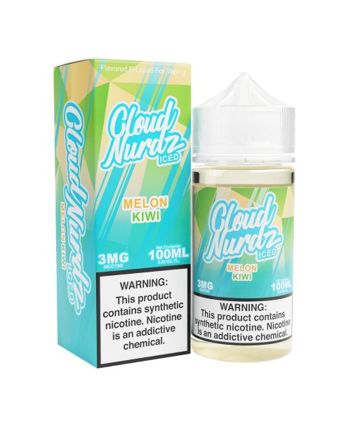 Cloud Nurdz TFN ICED – Melon Kiwi 100mL