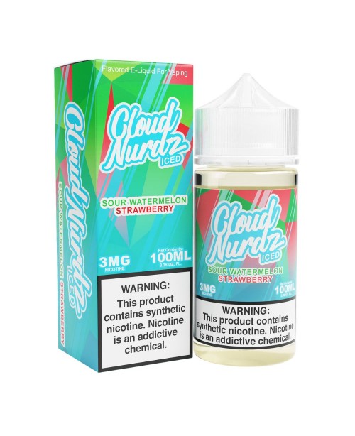 Cloud Nurdz TFN Iced – Sour Watermelon Straw...