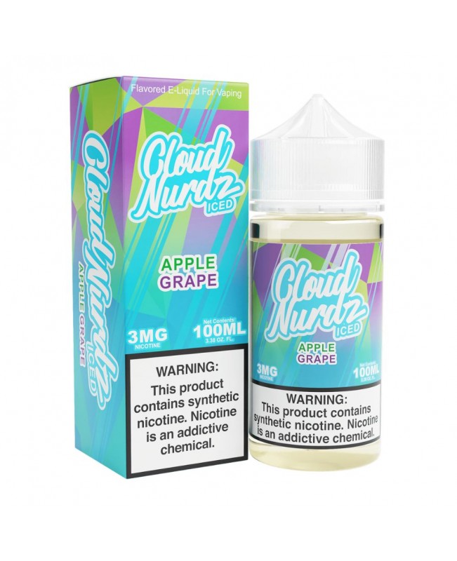 Cloud Nurdz TFN ICED – Apple Grape 100mL