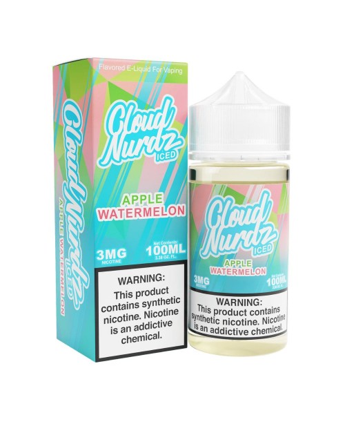 Cloud Nurdz TFN ICED – Apple Watermelon 100m...