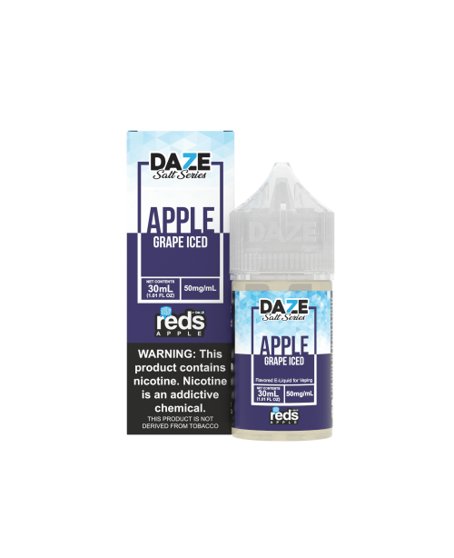 7 Daze Salt – Reds Grape Iced 30mL