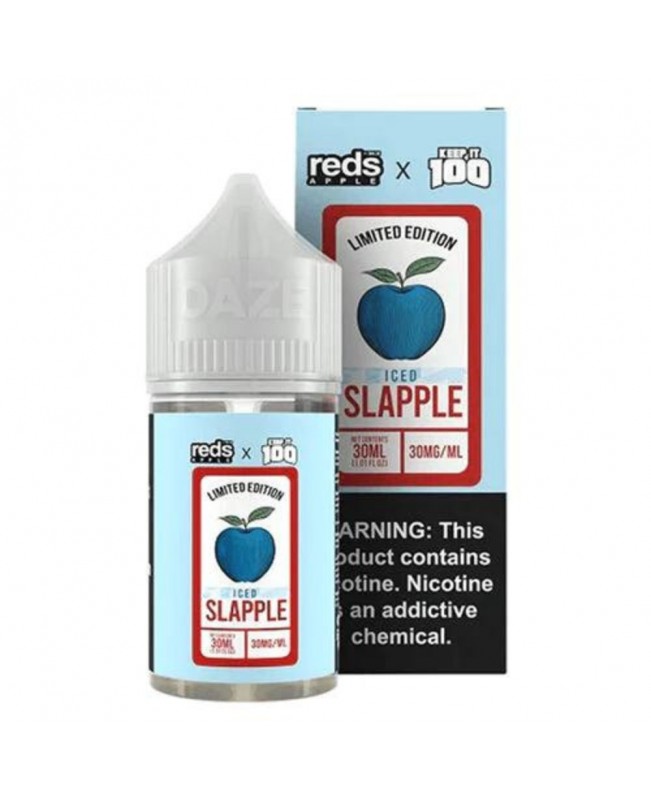 7 Daze Reds x Keep It 100 Salts – Slapple ICED 30mL