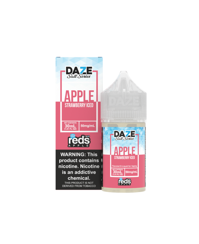 7 Daze Salt – Reds Strawberry Iced 30mL