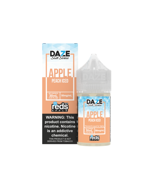 7 Daze Salt – Reds Peach Iced 30mL