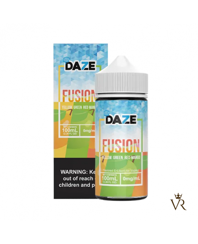 7 Daze Fusion TFN – Yellow Green Red Mango ICED 100mL