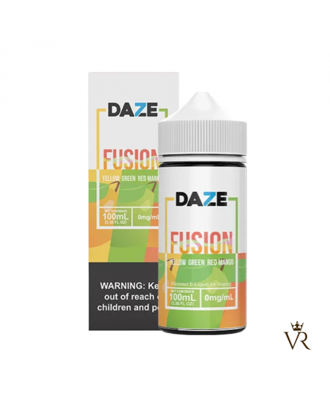 7 Daze Fusion TFN – Yellow Green Red Mango 100mL