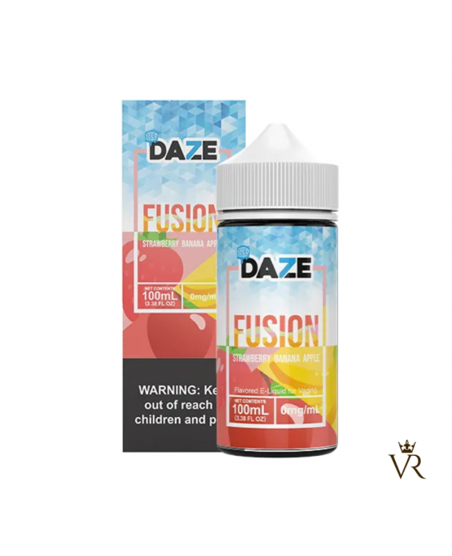 7 Daze Fusion TFN – Strawberry Banana Apple ICED 100mL