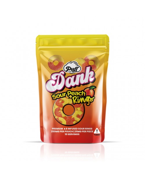 Puff Xtrax | Dank Delta-8 Sour Peach Rings