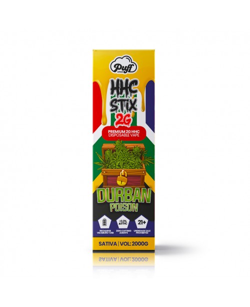 Puff Xtrax | HHC Stix 2G Disposable Vape: Durban P...