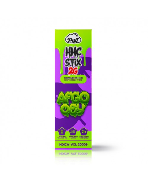 Puff Xtrax | HHC Stix 2G Disposable Vape: Afgooey