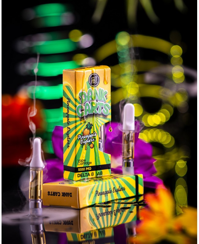 Puff Xtrax | Dank Carts Delta-8 Vape Cartridge: Pineapple Express