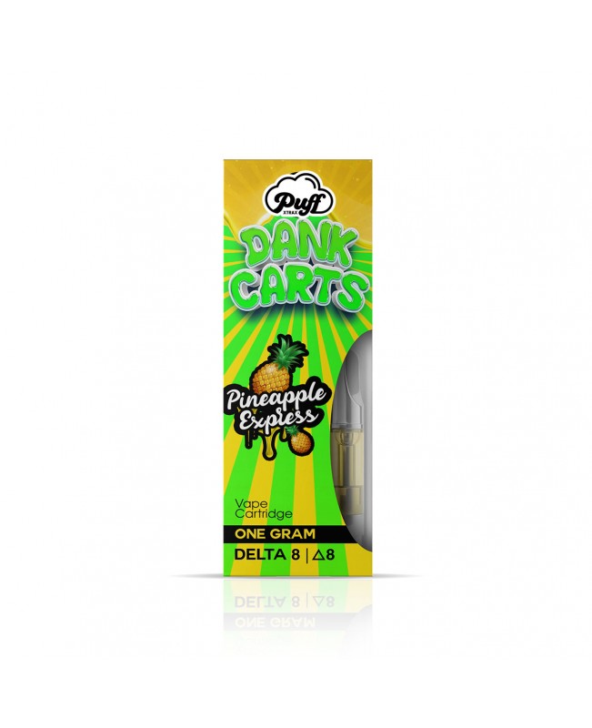 Puff Xtrax | Dank Carts Delta-8 Vape Cartridge: Pineapple Express