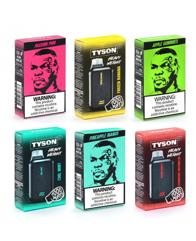 Tyson 2.0 Heavyweight Disposable Vape 7000 Puffs